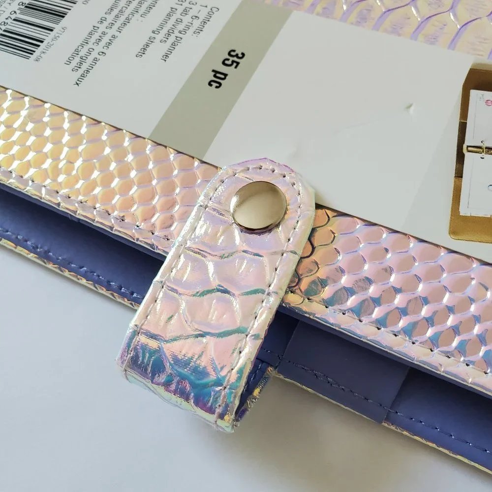 Iridescent Snakeskin Planner